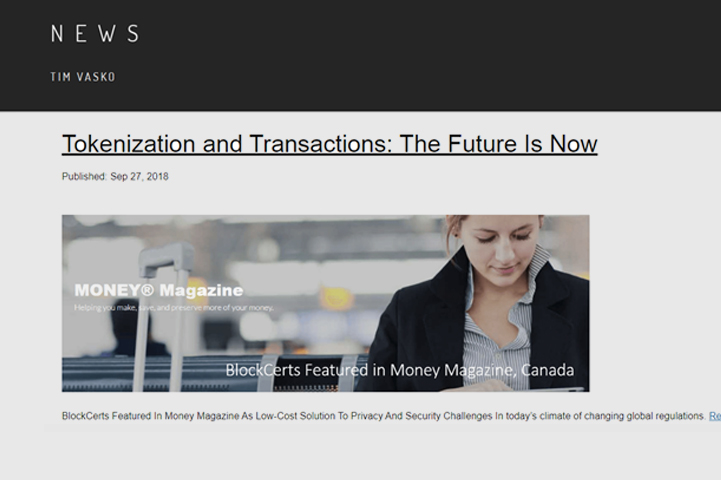Tokenization and Transactions: The Future Is Now
