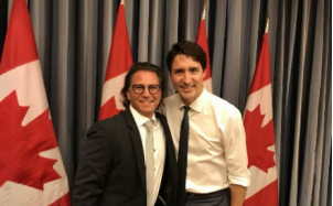 Timothy Steven Vasko with Minister Justin Trudeau